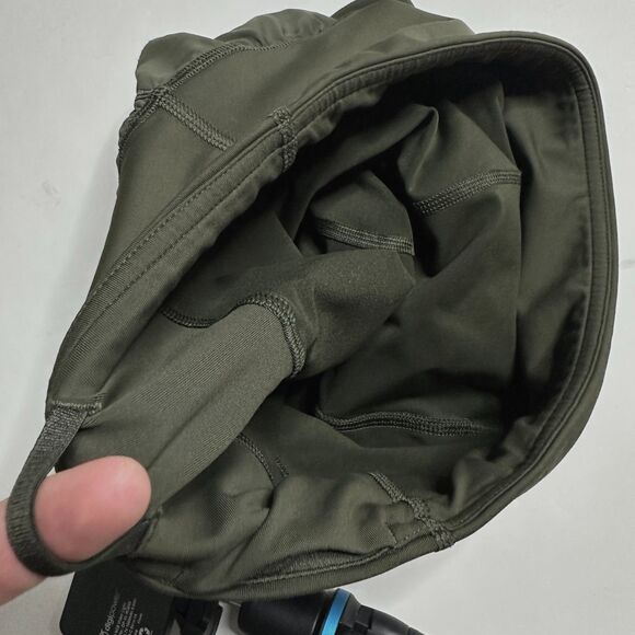 Lululemon Womens Size 4 Squad Goals 3.5" Lined Running Shorts Dark Olive Green - Picture 12 of 14